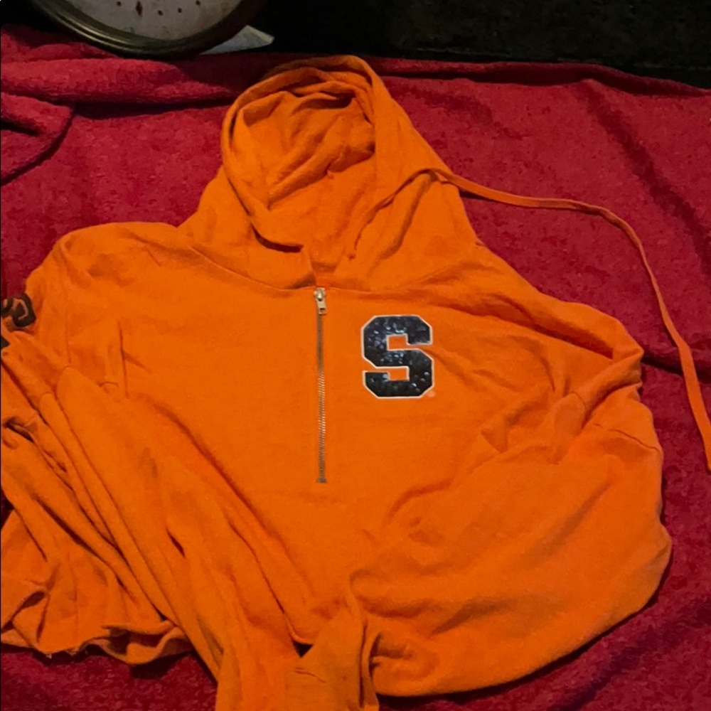 SYRACUSE cropped SWEATSHIRT